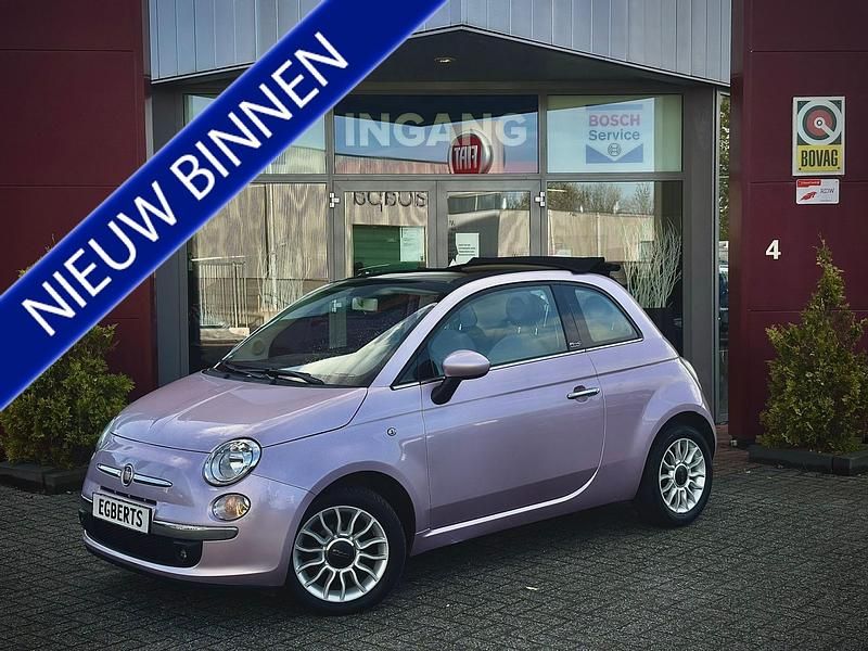 Roze Gebruikt 2013 Fiat 500C Lounge Cabriolet | € 7.950 (Iets duurder) - Afbeelding 1/4