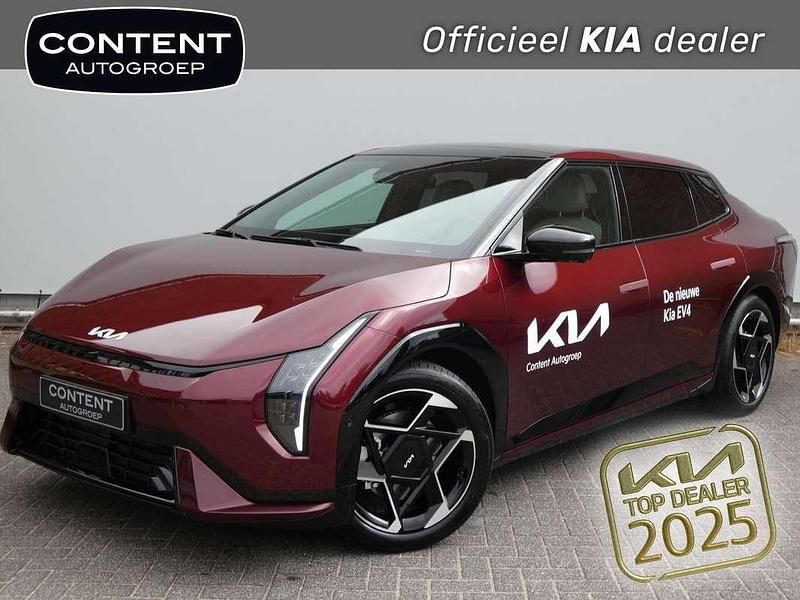 Rood, metallic lak Nieuw 2025 Kia EV4 2 Hatchback | € 47.940 (Eerlijke prijs) - Afbeelding 1/4