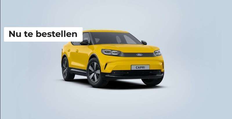 Geel Nieuw 2024 Ford Capri Extended Range SUV | € 43.250 (Super prijs) - Afbeelding 1/4
