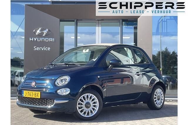 Blauw Gebruikt 2020 Fiat 500C Lounge Cabriolet | € 12.900 (Eerlijke prijs) - Afbeelding 1/4
