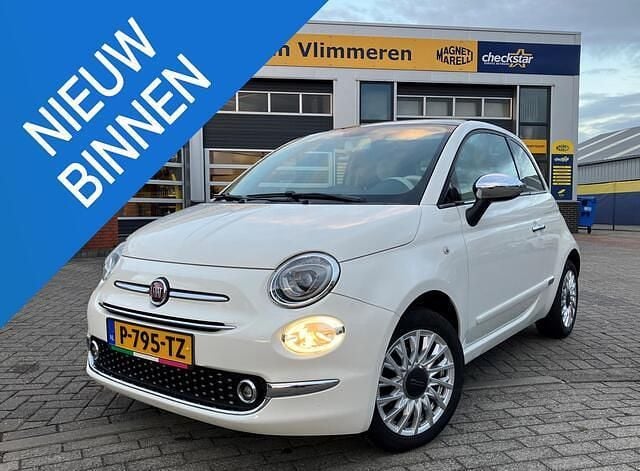 Wit Gebruikt 2017 Fiat 500 Lounge Hatchback | € 9.499 (Eerlijke prijs) - Afbeelding 1/4