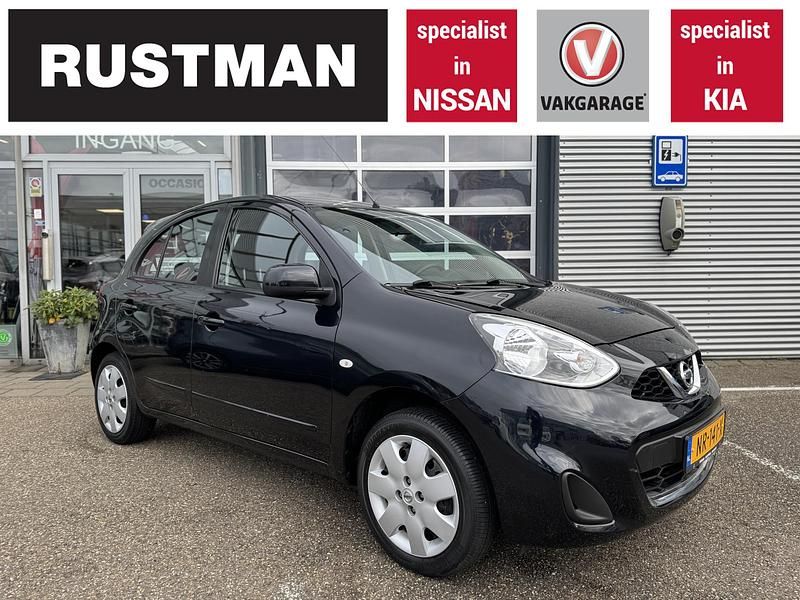 Zwart Gebruikt 2017 Nissan Micra Acenta Hatchback | € 8.950 (Eerlijke prijs) - Afbeelding 1/4