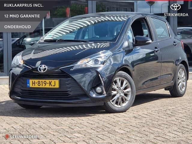 Zwart Gebruikt 2019 Toyota Yaris Connect Style Hatchback | € 13.450 (Eerlijke prijs) - Afbeelding 1/4