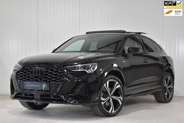 Zwart Gebruikt 2020 Audi Q3 Sportback S-Line SUV | € 37.495 (Eerlijke prijs) - Afbeelding 1/4