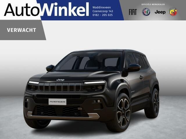 Zwart Nieuw 2024 Jeep Avenger Summit SUV | € 35.945 (Eerlijke prijs) - Afbeelding 1/4