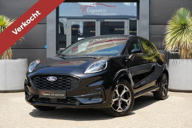 Zwart Nieuw 2025 Ford Puma ST-Line SUV | € 29.950 (Super prijs) - Afbeelding 1/4