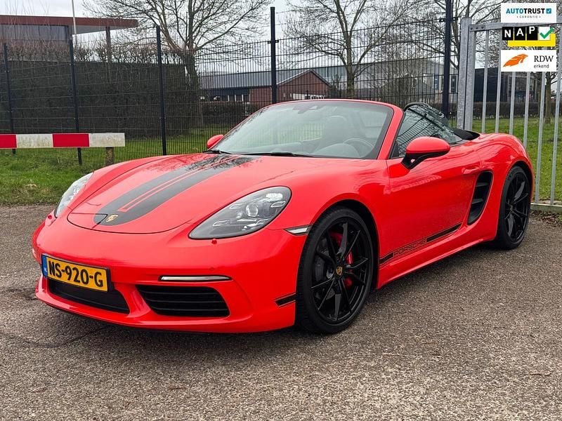 Occasion Porsche 718 Boxster 350 PK (257 kW) 2017 Oranje Cabriolet