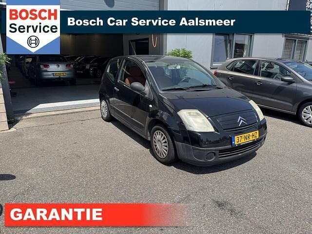 Zwart Gebruikt 2004 Citroën C2 Prestige Hatchback | € 850 (Goede deal) - Afbeelding 1/3