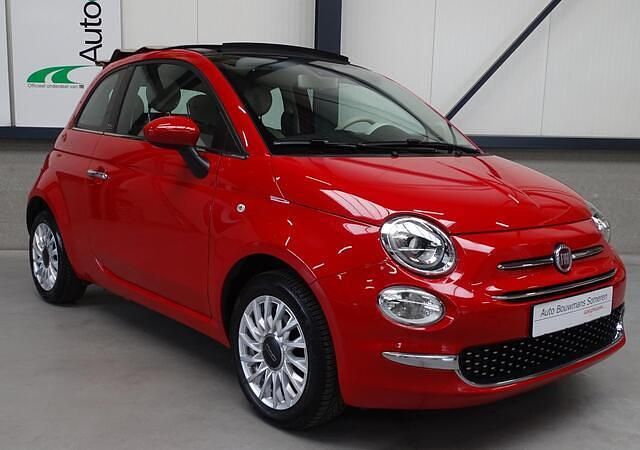 Occasion Fiat 500C Lounge 69 PK (50 kW) 2019 Rood Cabriolet