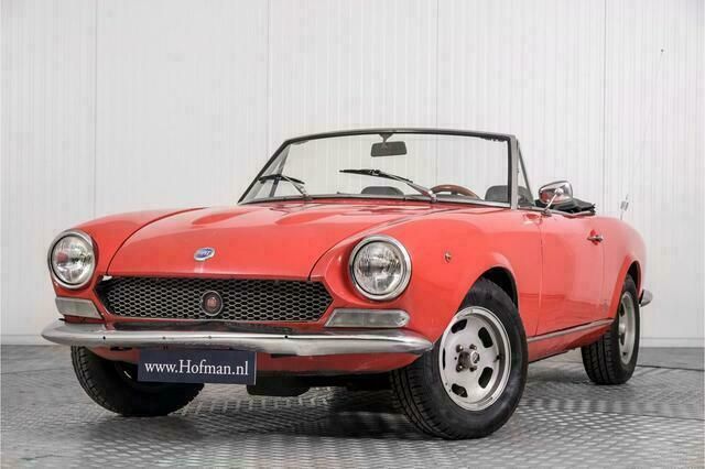 Occasion Fiat 124 Spider Sport 110 PK (80 kW) 1972 Rood Cabriolet
