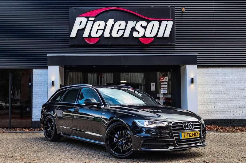 Zwart Gebruikt 2014 Audi A6 S-Line Stationwagen | € 16.950 (Eerlijke prijs) - Afbeelding 1/4