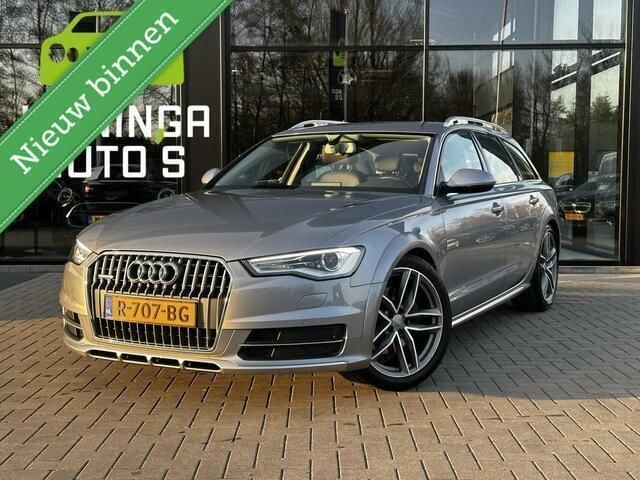 Grijs, metallic lak Gebruikt 2018 Audi A6 Allroad Premium Stationwagen | € 30.900 (Super prijs) - Afbeelding 1/4