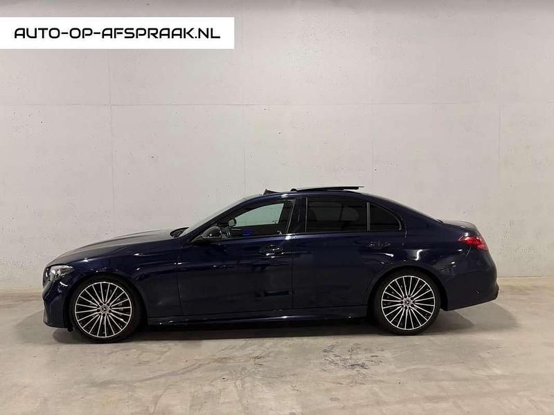 Blauw Gebruikt 2021 Mercedes C180 AMG Sedan | € 32.995 (Eerlijke prijs) - Afbeelding 1/4