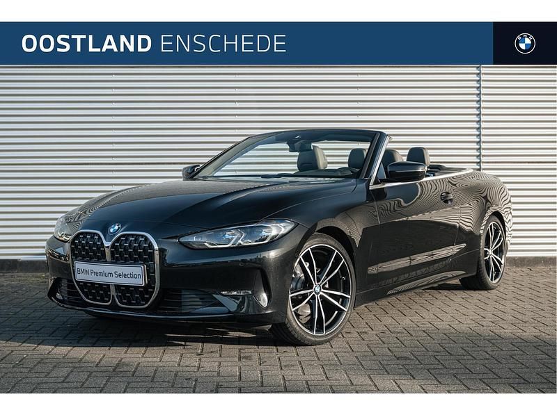 Zwart Occasion 2021 BMW 420 Executive Cabriolet | € 44.450 (Eerlijke prijs) - Afbeelding 1/4