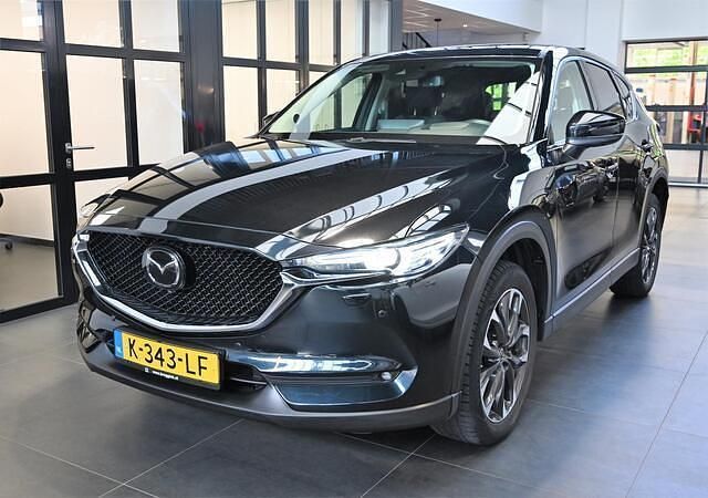 Zwart Gebruikt 2021 Mazda CX-5 Luxury SUV | € 32.250 (Iets duurder) - Afbeelding 1/4