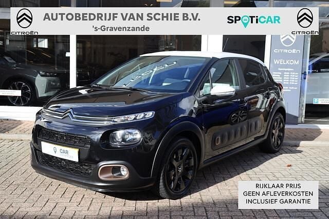 Zwart Gebruikt 2019 Citroën C3 Origins Hatchback | € 14.950 (Eerlijke prijs) - Afbeelding 1/4