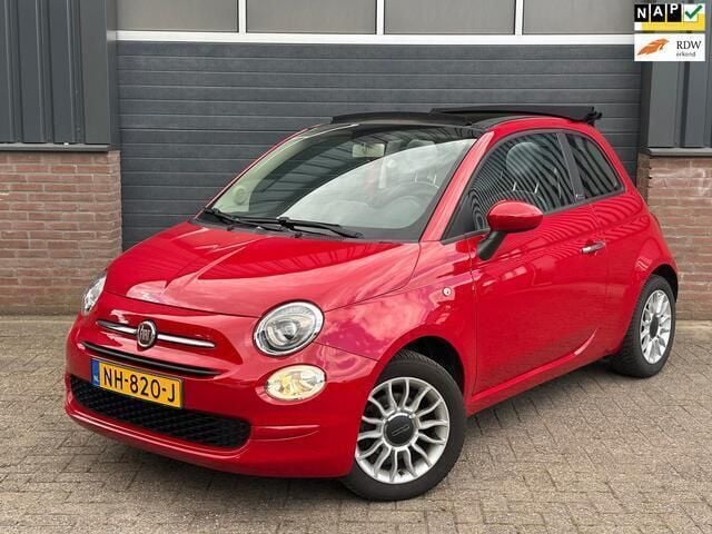 Rood Gebruikt 2017 Fiat 500C Pop Star Cabriolet | € 8.999 (Goede deal) - Afbeelding 1/4