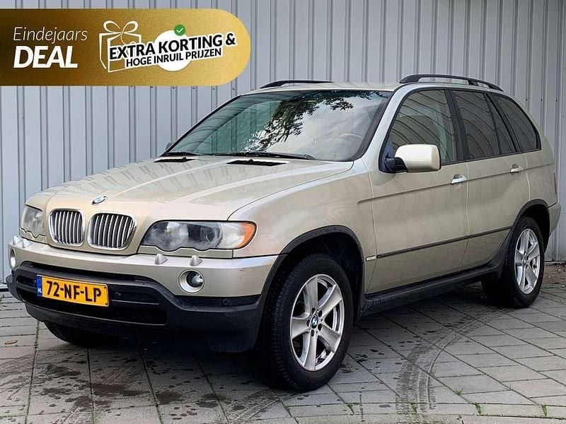 Beige (metallic) Occasion 2003 BMW X5 Executive SUV | € 2.945 (Eerlijke prijs) - Afbeelding 1/4