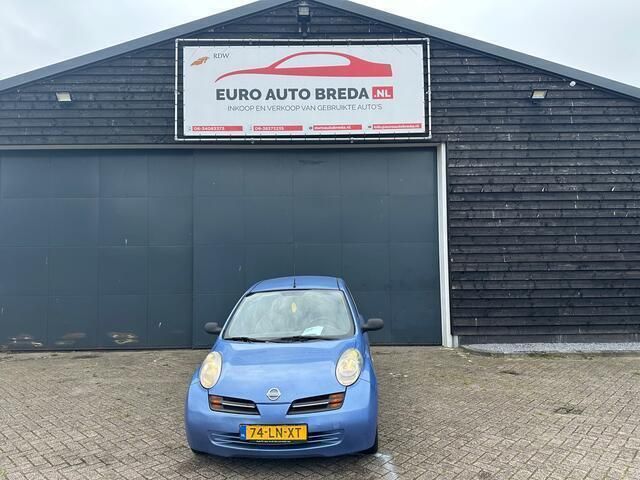 Blauw Gebruikt 2003 Nissan Micra Visia Hatchback | € 1.250 (Eerlijke prijs) - Afbeelding 1/4