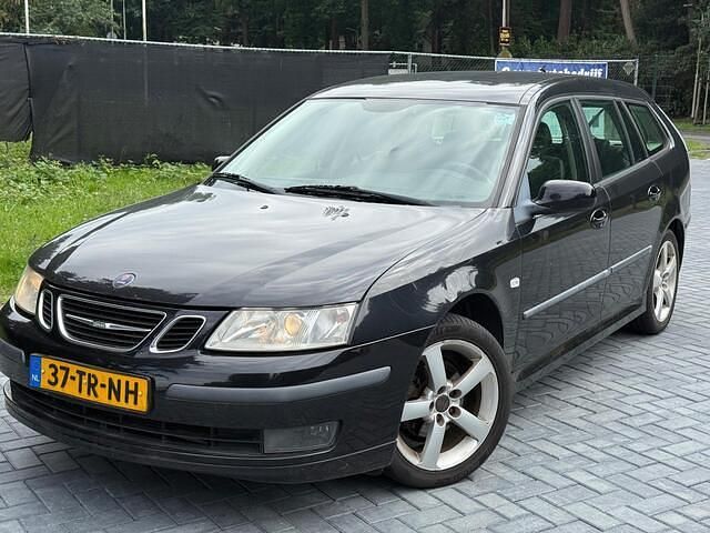 Zwart Gebruikt 2007 Saab 9-3 Stationwagen | € 1.395 (Super prijs) - Afbeelding 1/4