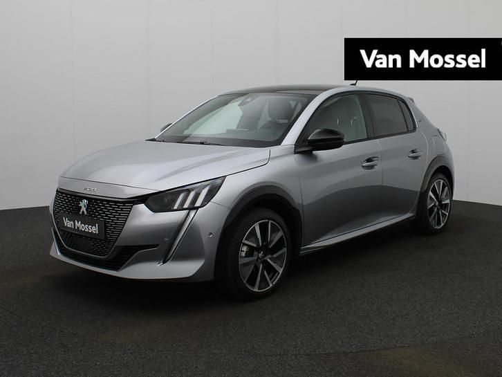 Grijs Gebruikt 2020 Peugeot e-208 GT-line Hatchback | € 13.995 (Eerlijke prijs) - Afbeelding 1/4