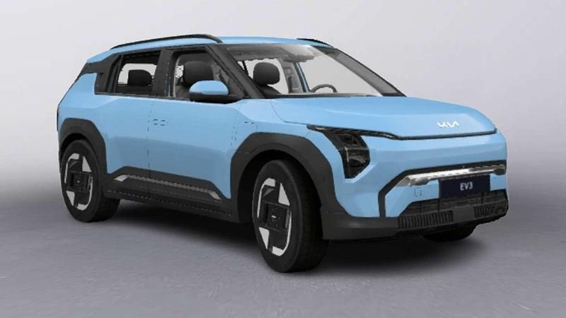 Blauw Nieuw 2025 Kia EV3 3 SUV | € 35.490 (Super prijs) - Afbeelding 1/4
