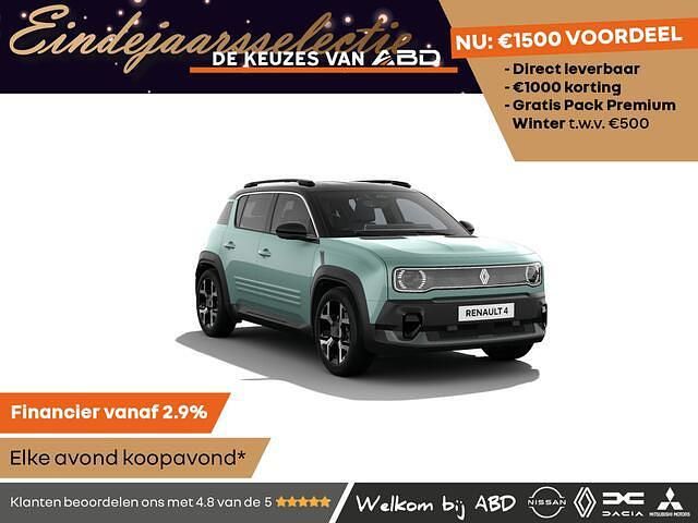 Groen Nieuw 2025 Renault R4 Komfort SUV | € 35.190 - Afbeelding 1/4