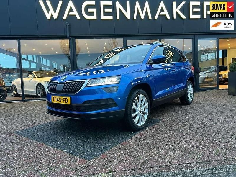 Blauw (metallic) Gebruikt 2020 Skoda Karoq Business Line SUV | € 24.250 (Super prijs) - Afbeelding 1/4
