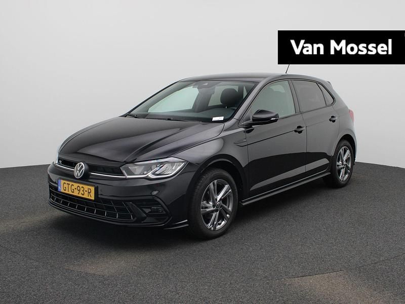 Zwart Gebruikt 2024 VW Polo R-line Hatchback | € 27.900 (Iets duurder) - Afbeelding 1/4