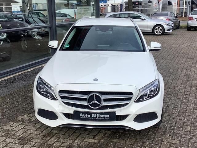 Occasion Mercedes C180 Prestige 156 PK (114 kW) 2015 Wit Stationwagen