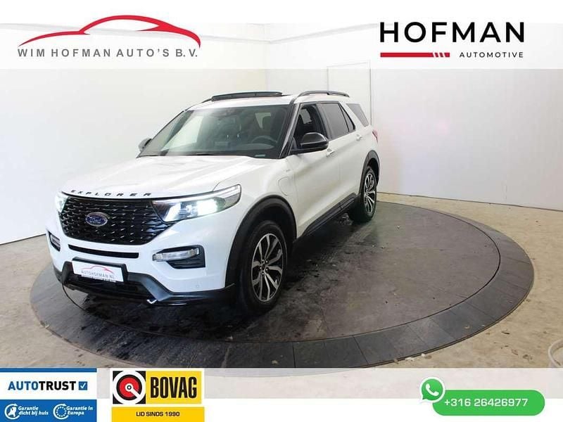 Wit Gebruikt 2022 Ford Explorer ST-Line SUV | € 53.240 (Goede deal) - Afbeelding 1/4