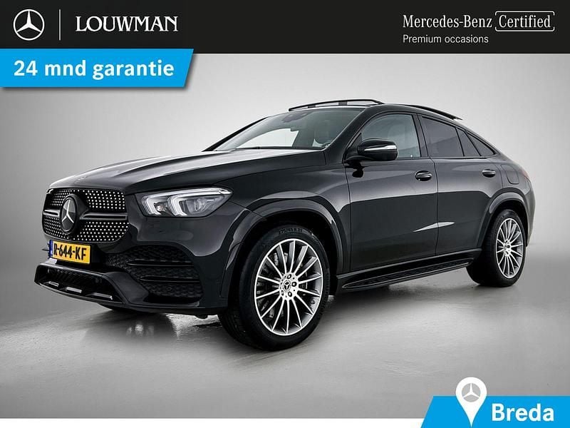 Zwart Occasion 2022 Mercedes GLE350 Premium Plus Coupé | € 74.950 (Eerlijke prijs) - Afbeelding 1/4