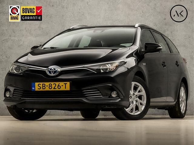 Zwart (metallic) Gebruikt 2018 Toyota Auris Touring Sports Sport Stationwagen | € 15.945 (Eerlijke prijs) - Afbeelding 1/4