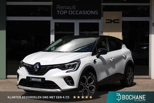 Twotone blanc nacré (qnc) & noir étoilé (gne) Occasion 2023 Renault Captur Techno SUV | € 23.400 (Goede deal) - Afbeelding 1/4
