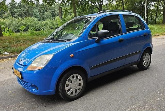 Blauw Gebruikt 2007 Chevrolet Matiz Hatchback | € 595 (Super prijs) - Afbeelding 1/4