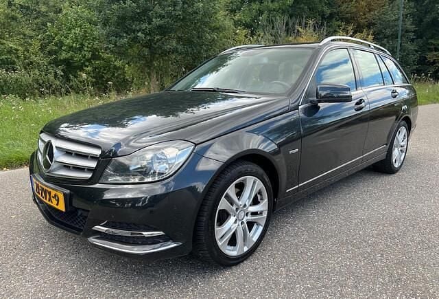 Zwart Gebruikt 2013 Mercedes C180 Avantgarde Stationwagen | € 4.950 (Iets duurder) - Afbeelding 1/4