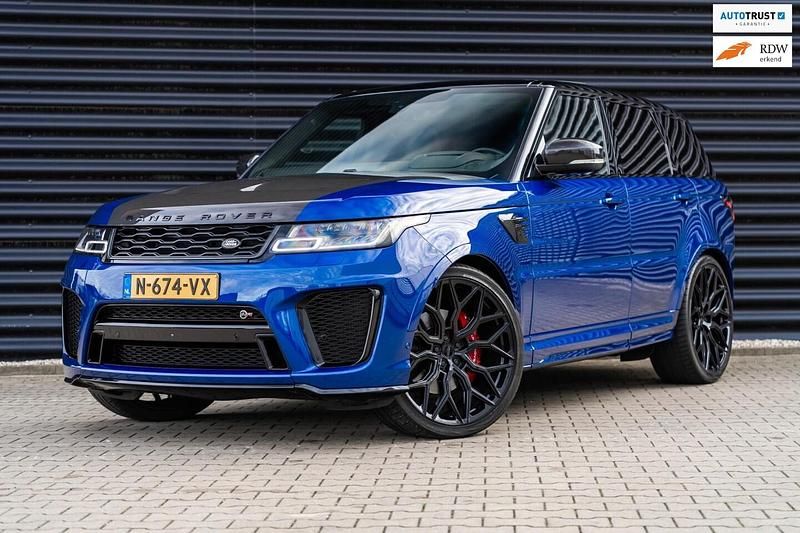 Blauw Gebruikt 2021 Land Rover Range Rover Sport SVR SUV | € 124.950 - Afbeelding 1/4