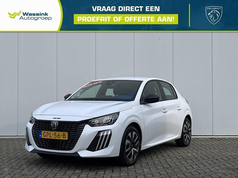 Wit Nieuw 2024 Peugeot 208 Style Hatchback | € 24.900 (Eerlijke prijs) - Afbeelding 1/4