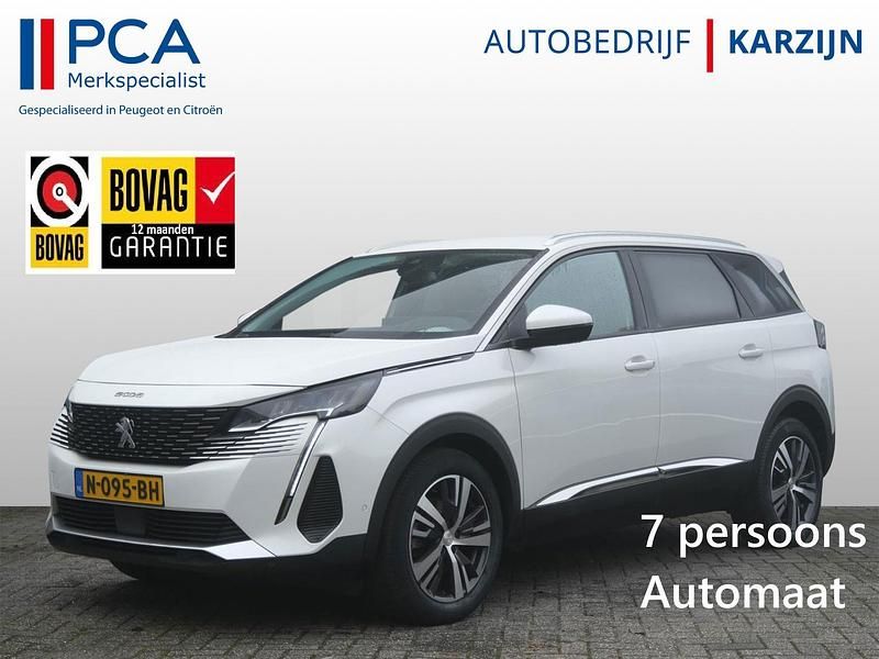 Wit Gebruikt 2021 Peugeot 5008 Allure MPV | € 25.950 (Eerlijke prijs) - Afbeelding 1/4