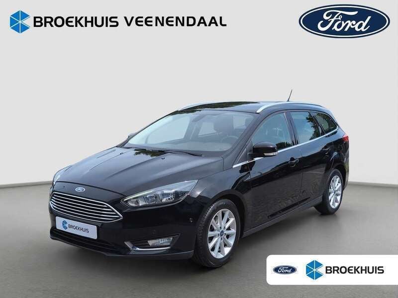 Zwart Gebruikt 2018 Ford Focus Titanium Stationwagen | € 10.700 (Eerlijke prijs) - Afbeelding 1/4