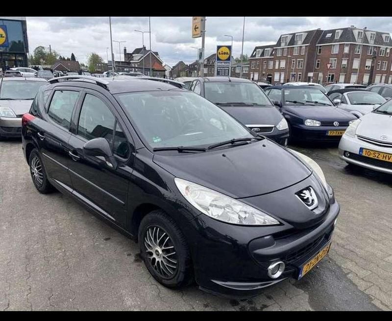 Zwart Gebruikt 2008 Peugeot 207 Stationwagen | € 1.100 (Goede deal) - Afbeelding 1/3