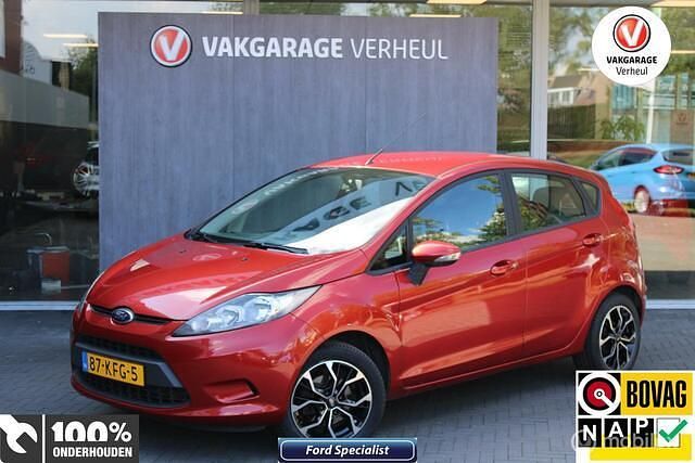 Rood Gebruikt 2009 Ford Fiesta Limited Hatchback | € 5.495 (Duur) - Afbeelding 1/4