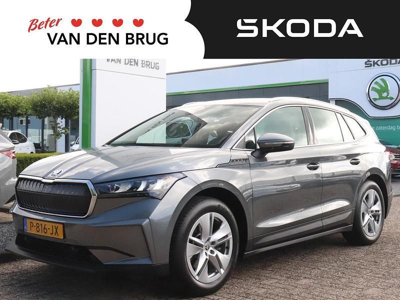 Grijs Gebruikt 2022 Skoda Enyaq iV SUV | € 26.800 (Goede deal) - Afbeelding 1/4