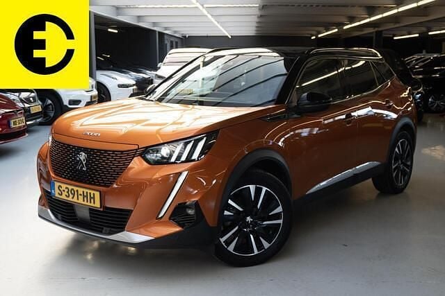 Oranje Occasion 2021 Peugeot e-2008 GTi SUV | € 16.950 (Goede deal) - Afbeelding 1/4