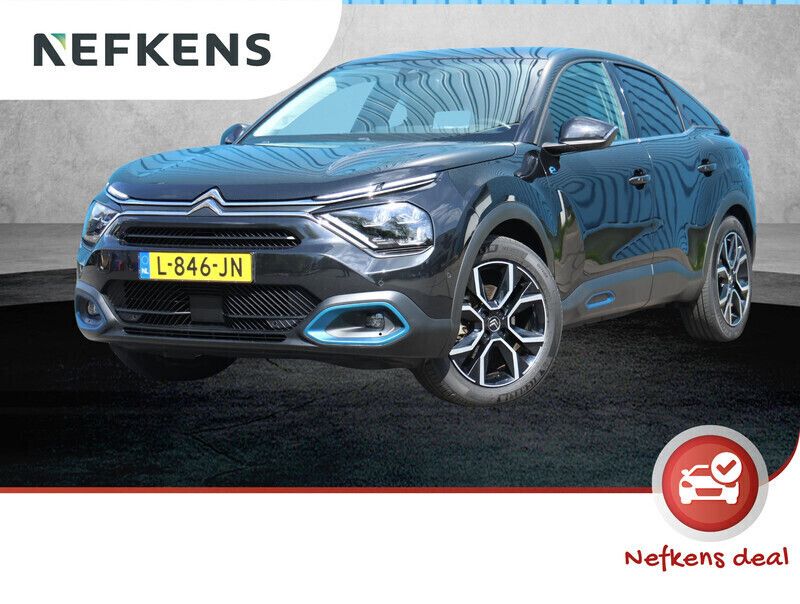 Zwart Gebruikt 2021 Citroën e-C4 Shine SUV | € 16.680 (Eerlijke prijs) - Afbeelding 1/4