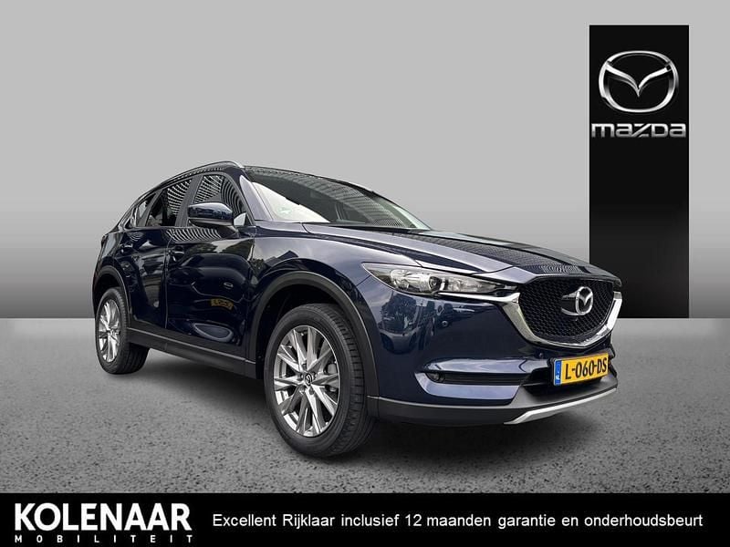 Deep crystal blue Gebruikt 2021 Mazda CX-5 Comfort SUV | € 24.895 (Super prijs) - Afbeelding 1/4