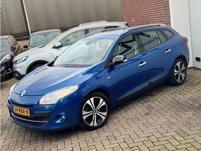 Occasion Renault Mégane GrandTour Bose Edition 131 PK (96 kW) 2011 Blauw Stationwagen