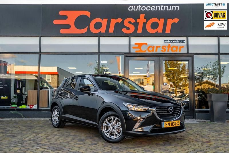 Zwart Gebruikt 2018 Mazda CX-3 Dynamic SUV | € 14.950 (Eerlijke prijs) - Afbeelding 1/4