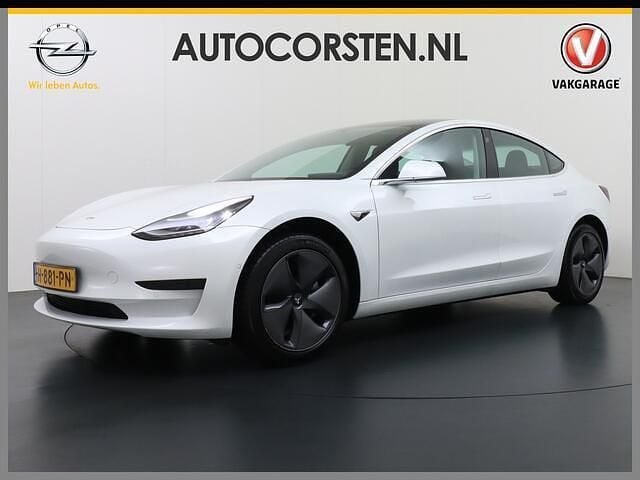 Wit Gebruikt 2020 Tesla Model 3 Standard Range Plus Sedan | € 19.340 (Super prijs) - Afbeelding 1/4