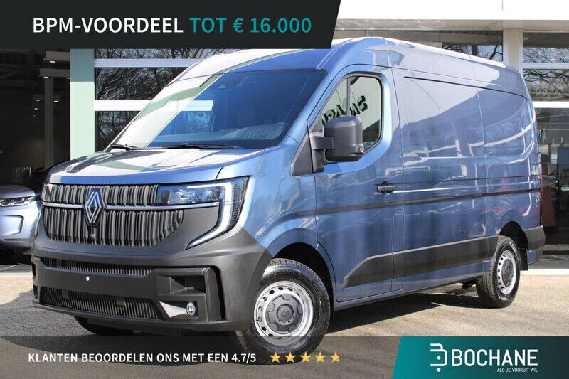 Blauw Nieuw 2024 Renault Master Van | € 37.500 (Iets duurder) - Afbeelding 1/4